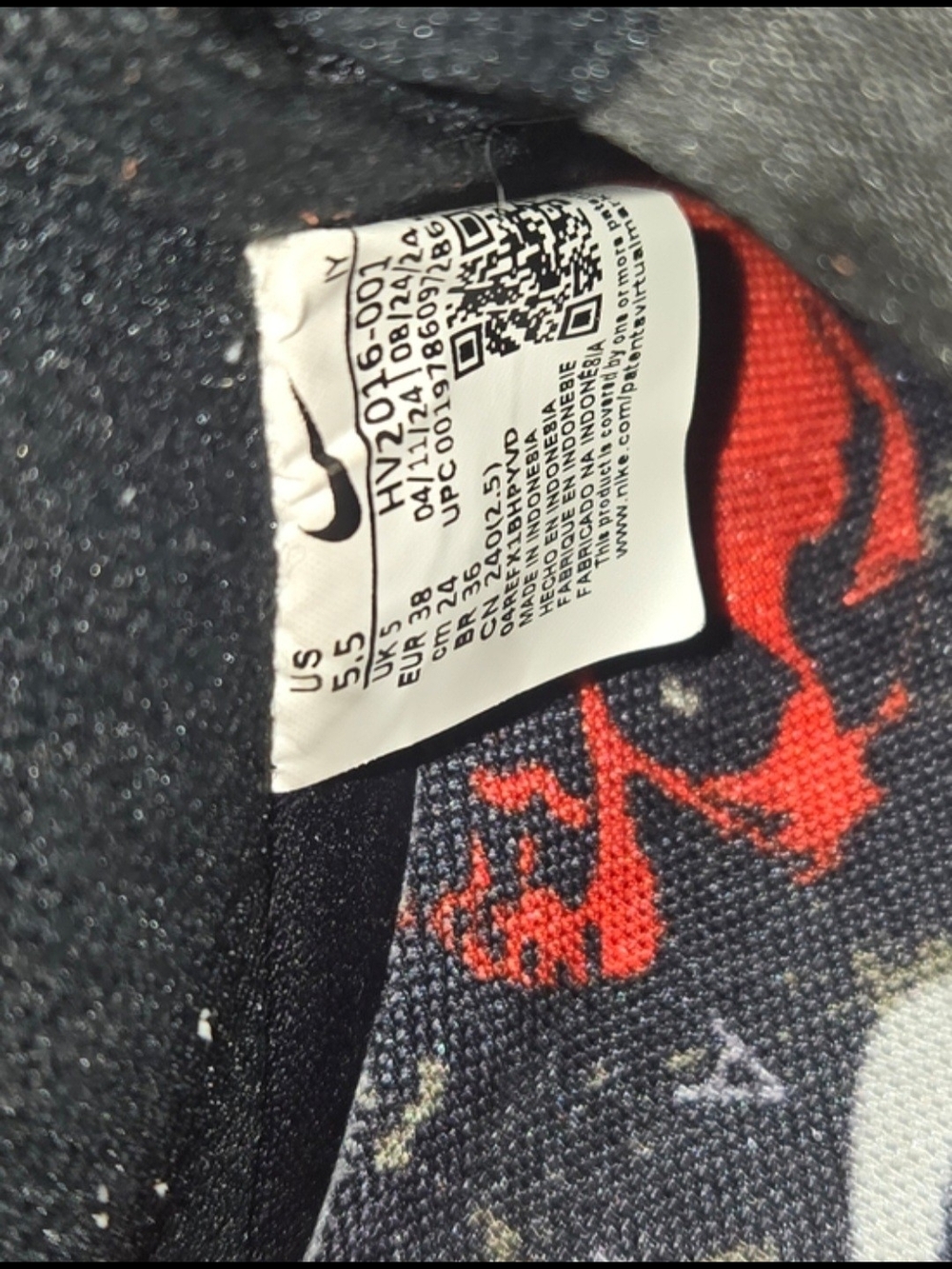 Nike Air Force 1 Low Retro QS Halloween Skull And Orange Crackle - Picture 6 of 6
